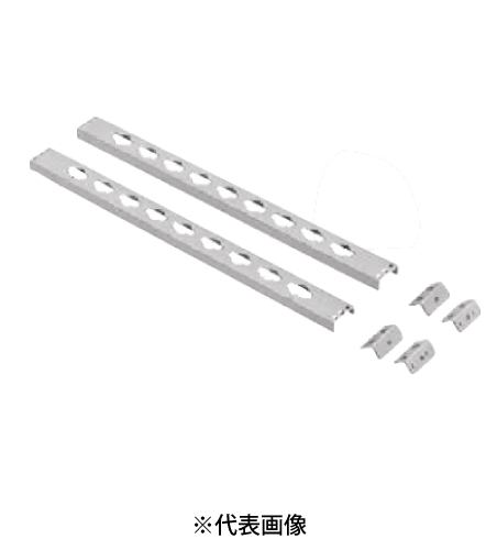 日東工業 BP21-6 盤用キャビネット基板用レール タテ寸600mmキャビネット用 レール2本 レール取付金具4コ 取付ねじ