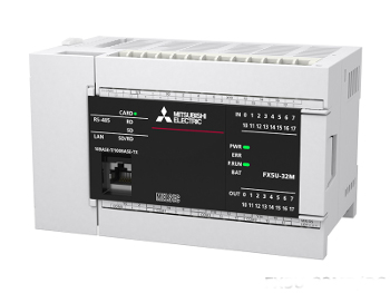 三菱電機 FX5U-32MT/DSS FX5U CPUユニット 電源DC24V 入力:16点DC24V シンク/ソース 出力:トランジスタ ソース