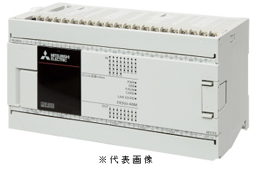 三菱電機 FX5UJ-60MT/ESS FX5UJ CPUユニット 電源AC100~240V 入力:36点 DC24V シンク/ソース 出力:24点 トランジスタ シンク