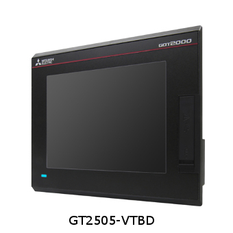 三菱電機 GT2505-VTBD グラフィックオペレーションターミナル 5.7型 VGA[640×480] TFTカラー液晶 65536色 メモリ32MB DCタイプ パネル色：黒