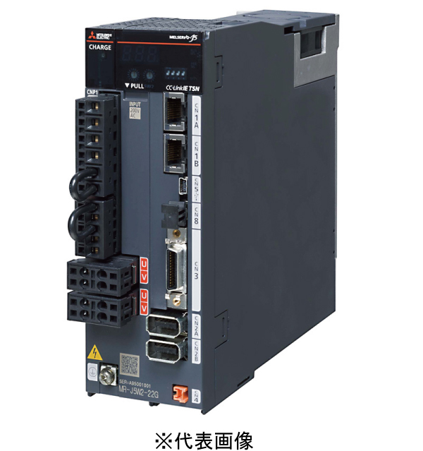 三菱電機 MR-J5W2-1010G サーボアンプ 2軸一体CC-Link IE TSN対応 電圧クラス200V 容量1KW 三相or単相AC200V~240V、DC283V~340V