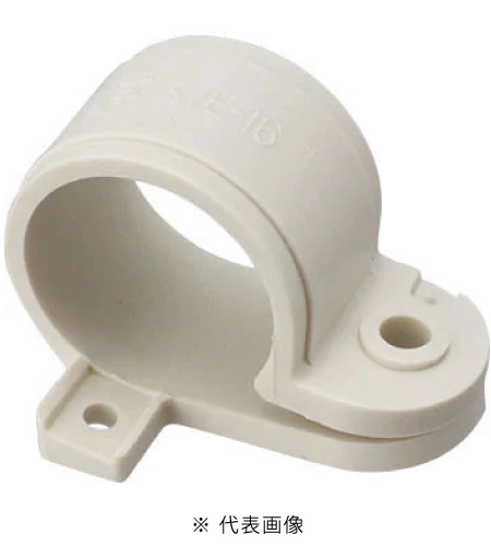 未来工業 KVE-16M VE片サドル 適合VE菅16mm  50個入り 色 ミルキーホワイト