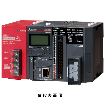 三菱電機 L26CPU-PBT-SET MELSEC-Lシリーズ CPU(L26CPU-PBT)電源ユニット(L61P)表示ユニット(L6DSPU)セット品