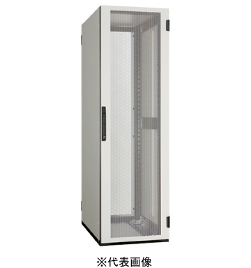 日東工業<br>AHS100-620EK<br>システムラック<br>AHSスタンダードタイプ<br>W=600 h=2000 D=1000mm<br>EIA=42U<br>色:ブラック塗装