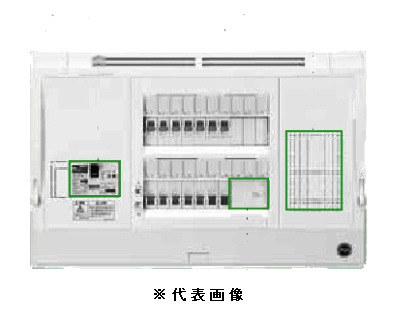 日東工業 HPD3E6-63N HPD型ホーム分電盤 ドアなし 付属機器取付スペース付 単相3線式 単3中性線欠相保護付漏電ブレーカ付 主幹容量60A 分岐回路数6+予備3