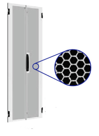 日東工業 AH-DP2-H2000 両開きドア・換気口タイプ H=2000mm 適用機種 AHS、AHSTシリーズ