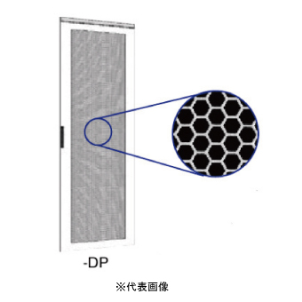 日東工業 FS-DP1600 ドア組替仕様 ドア換気口タイプ H=800~1600mm 適用機種FS、FSR、FST、FSA、FSC、FSLシリーズ