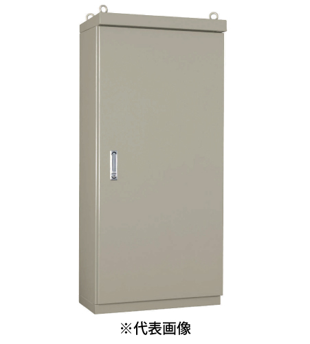 日東工業 OE35-78A 屋外用自立制御盤キャビネット 鉄製基板付 片扉 ヨコ700mm タテ800mm フカサ350mm 塗装色;選択してください。