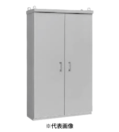 日東工業 OE35-1016A 屋外用自立制御盤キャビネット 鉄製基板付 両扉 ヨコ1000mm タテ1600mm フカサ350mm 塗装色;選択してください。