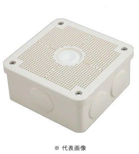 未来工業 PV4B-ANFM 露出用四角ボックス 取付自在蓋 色 ミルキーホワイト