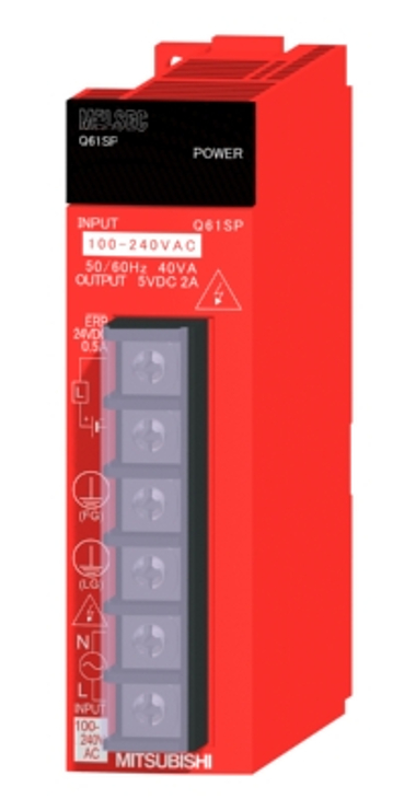 三菱電機 Q61SP スリムタイプ電源 入力電圧AC100V～240V  出力電圧DC5V 出力電流2A