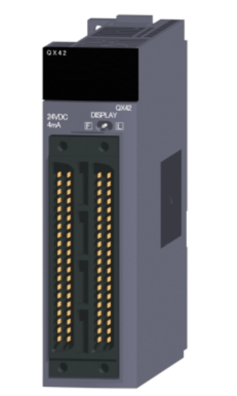 三菱電機 QX42 汎用シーケンサMELSEC-Qシリーズ DC入力ユニット(プラスコモンタイプ) DC入力:64点 DC24V 4mA 応答時間:1/5/10/20/70ms 32点1コモン プラスコモンタイプ 40ピンコネクタx2
